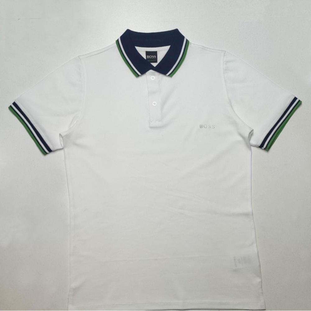 BOSS Men’s  Polo Box color white